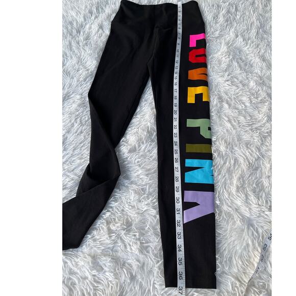 NWT PINK Active Cotton Legging High Waist Women Sz S NWT - Picture 3 of 7